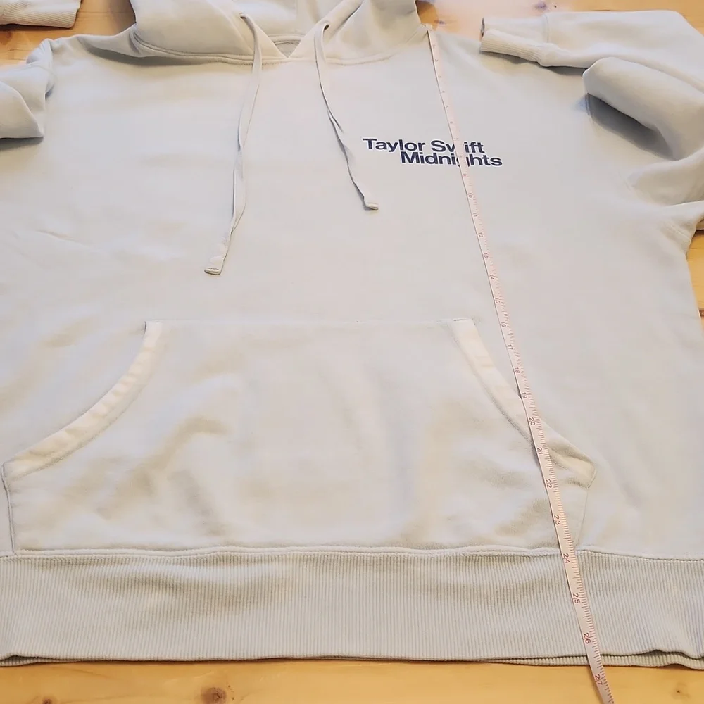 Taylor Swift Midnights Blue Hoodie Oversized M - Picture 13 of 16